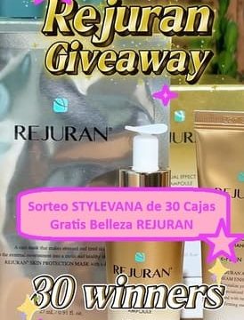 Sorteo STYLEVANA de 30 Cajas Gratis Belleza REJURAN