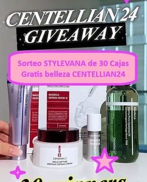 Sorteo STYLEVANA de 30 Cajas Gratis belleza CENTELLIAN24