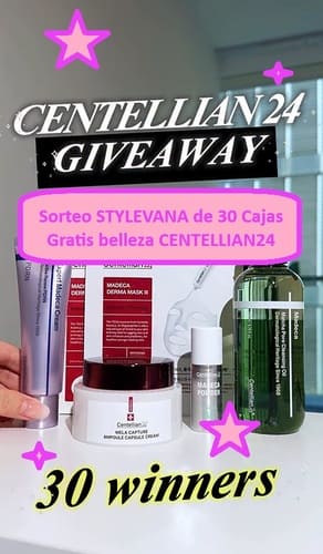 Sorteo STYLEVANA de 30 Cajas Gratis belleza CENTELLIAN24