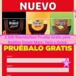2.500 Reembolsos Prueba Gratis para Natillas Danet