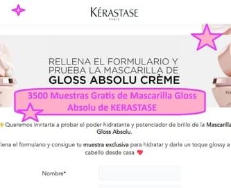 3500 Muestras Gratis de Mascarilla Gloss Absolu de KERASTASE