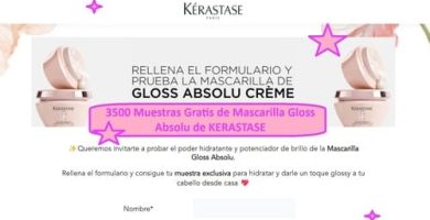 3500 Muestras Gratis de Mascarilla Gloss Absolu de KERASTASE