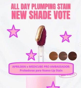 APRILSKIN x MEDICUBE PRO AMBASSADOR Probadoras para Nuevo Lip Stain