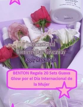 BENTON Regala 20 Sets Guava Glow por el Día Internacional de la Mujer