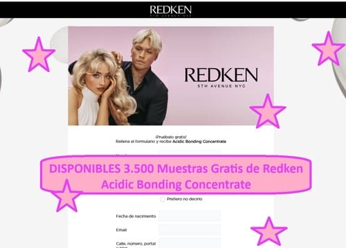 DISPONIBLES 3.500 Muestras Gratis de Redken Acidic Bonding Concentrate