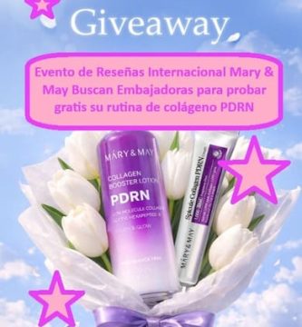 Evento de Reseñas Internacional Mary & May Buscan Embajadoras para probar gratis su rutina de colágeno PDRN