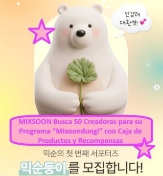 MIXSOON Busca 50 Creadoras para su Programa “Mixoondungi” con Caja de Productos y Recompensas