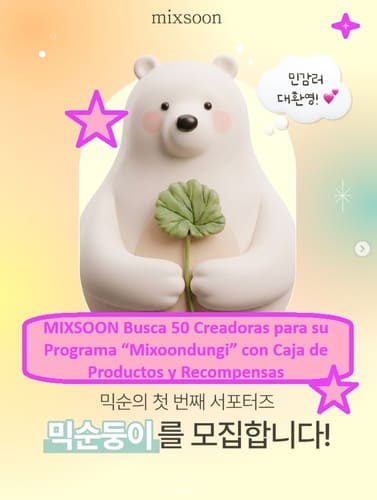 MIXSOON Busca 50 Creadoras para su Programa “Mixoondungi” con Caja de Productos y Recompensas