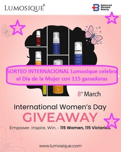 SORTEO INTERNACIONAL Lumosique celebra el Día de la Mujer con 115 ganadoras