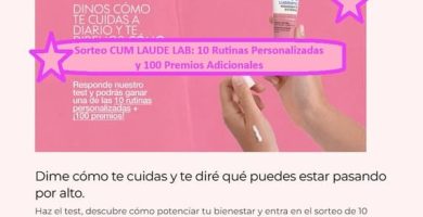 Sorteo CUM LAUDE LAB 10 Rutinas Personalizadas y 100 Premios Adicionales