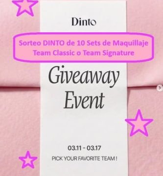 Sorteo DINTO de 10 Sets de Maquillaje Team Classic o Team Signature