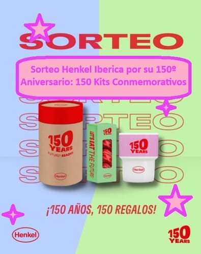 Sorteo Henkel Iberica por su 150º Aniversario: 150 Kits Conmemorativos