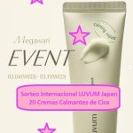 Sorteo Internacional LUVUM Japan 20 Cremas Calmantes de Cica