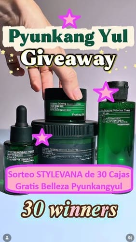 Sorteo STYLEVANA de 30 Cajas Gratis Belleza Pyunkangyul