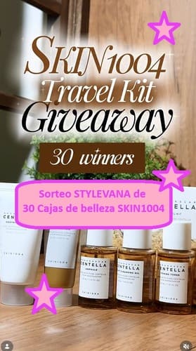 Sorteo STYLEVANA de 30 Cajas de belleza SKIN1004