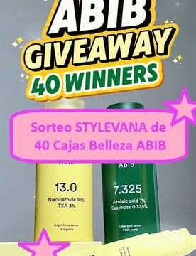 Sorteo STYLEVANA de 40 Cajas Belleza ABIB