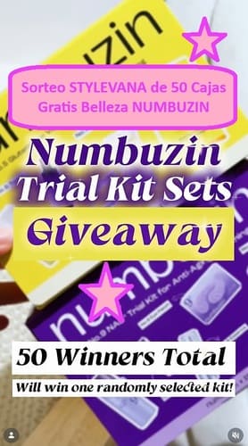 Sorteo STYLEVANA de 50 Cajas Gratis Belleza NUMBUZIN