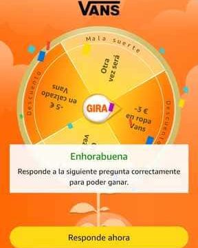 Gira La Ruleta de Amazon y consigue Descuentos