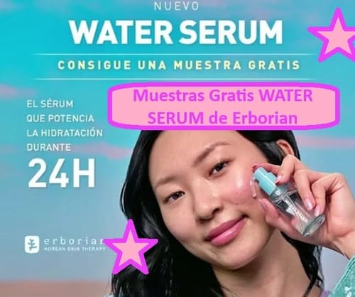 Muestras Gratis WATER SERUM de Erborian