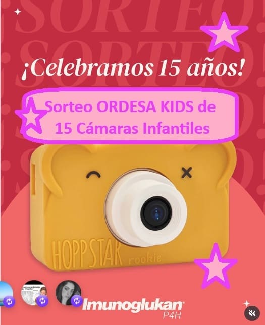Sorteo ORDESA KIDS de 15 Cámaras Infantiles