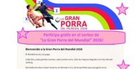 Sorteo gratis La Gran Porra del Mundial 2026