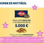 Albal celebra su 50 aniversario regalando dinero consigue 50 € al instante y entra en el sorteo de 5.000 €