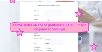 CeraVe sortea un a&ntilde;o de productos GRATIS + un a&ntilde;o de gimnasio VivaGym