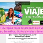 FUZE TEA regala miles de premios este verano Uber, Smartbox, GoPro y viajes a Tenerife