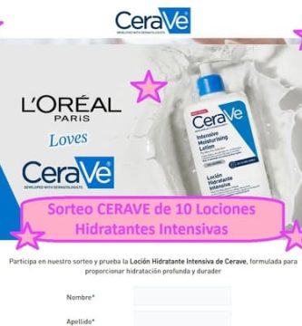 Sorteo CERAVE de 10 Lociones Hidratantes Intensivas