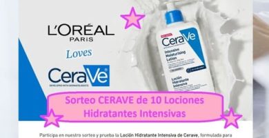 Sorteo CERAVE de 10 Lociones Hidratantes Intensivas