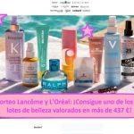 Sorteo Lancôme y L'Oréal Consigue uno de los 10 lotes de belleza valorados en más de 437 €