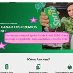Sorteo por compra Sprite Así de Fresh 2026 ¡Gana un viaje a Coachella, ropa exclusiva y mucho más!