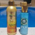 Escaparate Amazon con mis favoritos Beauty como Protector Sunkiss Glow de Pantene o Sérum FIGI de Herbal Essences