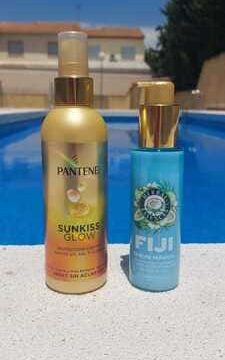 Escaparate Amazon con mis favoritos Beauty como Protector Sunkiss Glow de Pantene o Sérum FIGI de Herbal Essences