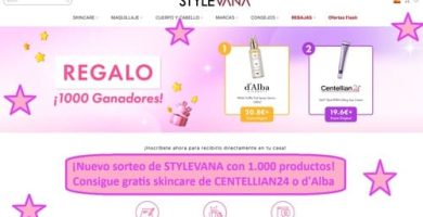 ¡Nuevo sorteo de STYLEVANA con 1.000 productos! Consigue gratis skincare de CENTELLIAN24 o d'Alba