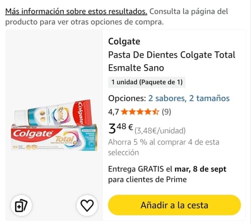 Colgate Total Prevenci&oacute;n Activa + Esmalte Sano