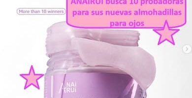 ANAIRUI busca 10 probadoras para sus nuevas almohadillas para ojos
