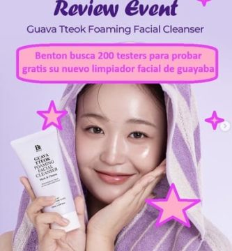 Benton busca 200 testers para probar gratis su nuevo limpiador facial de guayaba