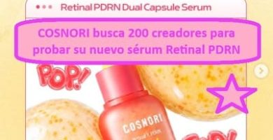 COSNORI busca 200 creadores para probar su nuevo sérum Retinal PDRN