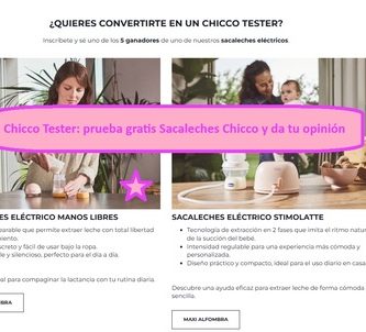 Chicco Tester prueba gratis Sacaleches Chicco y da tu opini&oacute;n