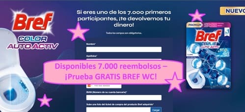 Disponibles 7.000 reembolsos – ¡Prueba GRATIS BREF WC!