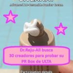 Dr.Reju-All busca 30 creadores para probar su PR Box de ULTA