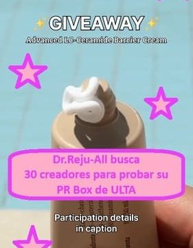 Dr.Reju-All busca 30 creadores para probar su PR Box de ULTA