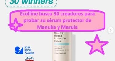 Ecolline busca 30 creadores para probar su sérum protector de Manuka y Marula