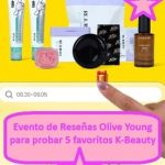 Evento de Reseñas Olive Young para probar 5 favoritos K-Beauty
