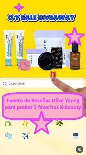 Evento de Reseñas Olive Young para probar 5 favoritos K-Beauty