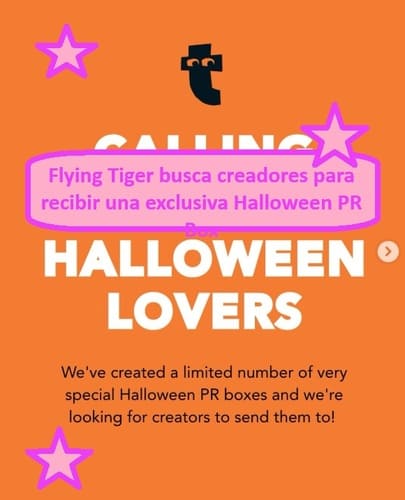 Flying Tiger busca creadores para recibir una exclusiva Halloween PR Box