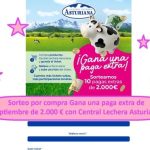 Gana una paga extra de septiembre de 2.000 € con Central Lechera Asturiana