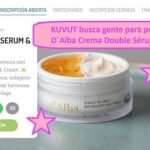 KUVUT busca gente para probar gratis D´Alba Crema Double Sérum & Cream