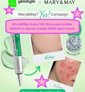 Mary&May busca 500 chicas para probar GRATIS su Spicule Azelaic PDRN Spot Cream